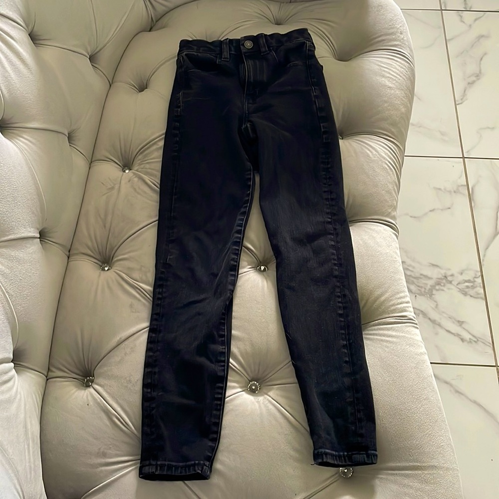 Black, Short, American Eagle Jeans